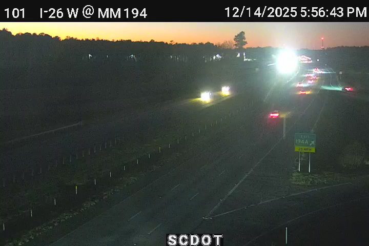 Washington Town: I-26 W @ MM 194 (Exit 194)