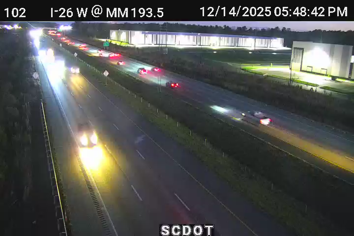 New Hope: I-26 W @ MM 193.5