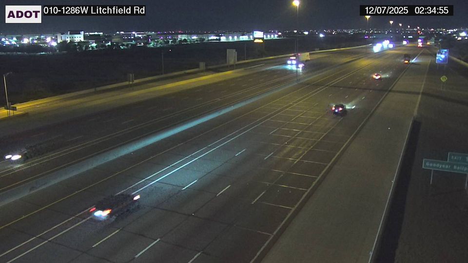 Goodyear › West: I-10 WB 128.66 @Litchfield Rd