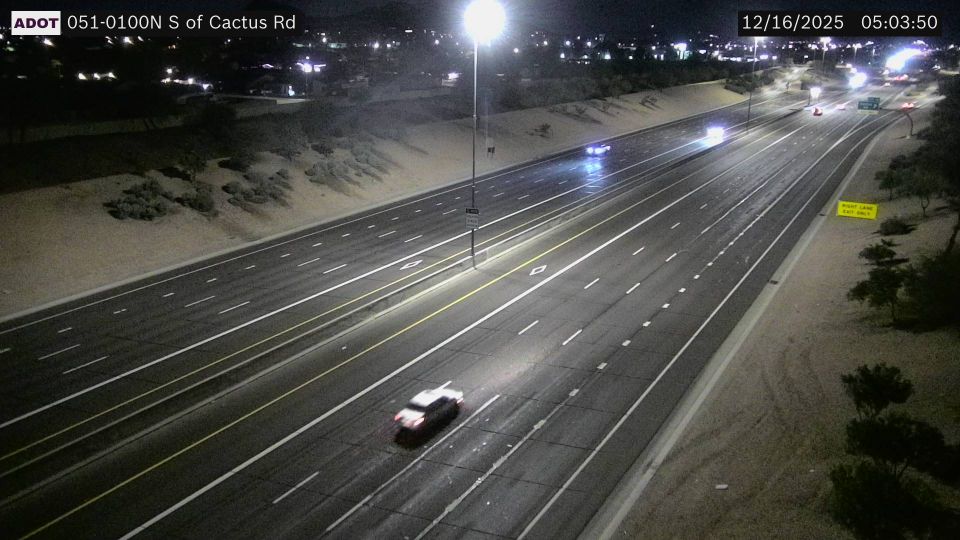 Phoenix › North: SR-51 NB 10.00 @S of Cactus Rd