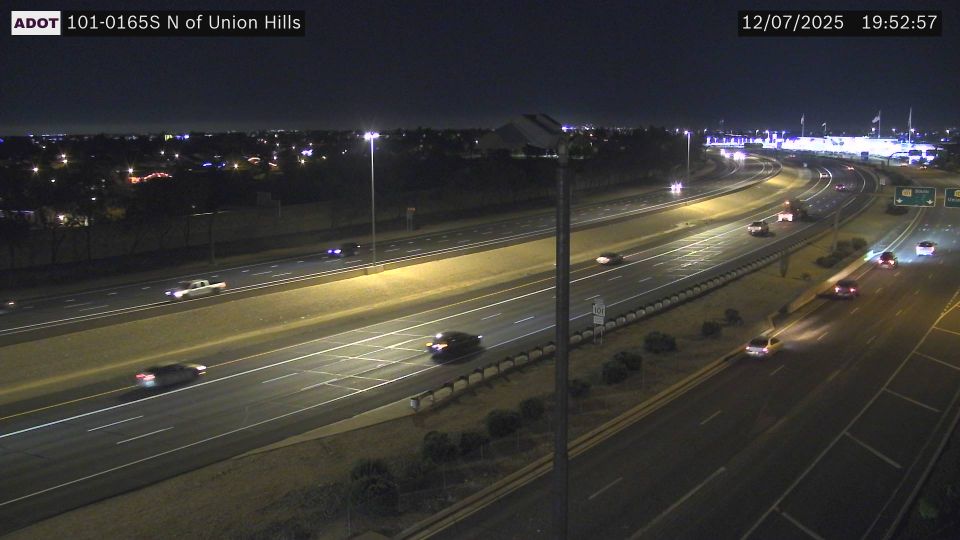 Glendale › South: I-101 SB 16.50 @N of Union Hills