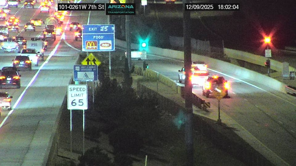 Phoenix › West: I-101 WB 26.10 @7th St
