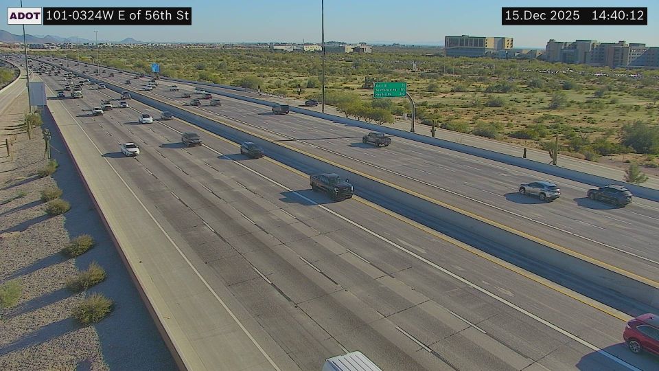 Phoenix › West: I-101 WB 32.40 @E of 56th St