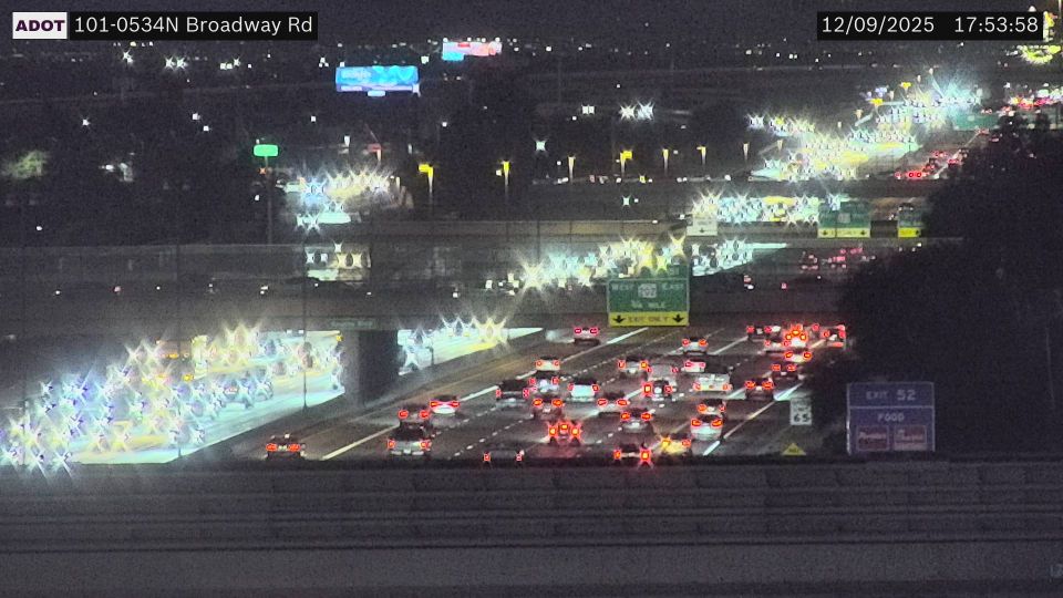 Tempe › North: I-101 NB 53.40 @Broadway Rd