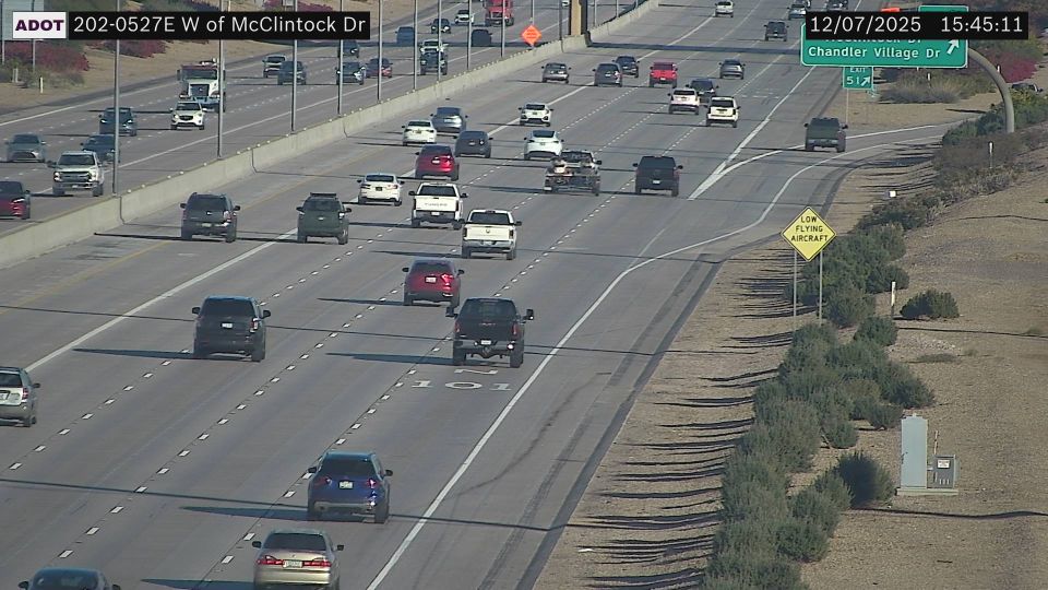 Chandler › East: SR-202 EB 52.70 @W of McClintock Dr