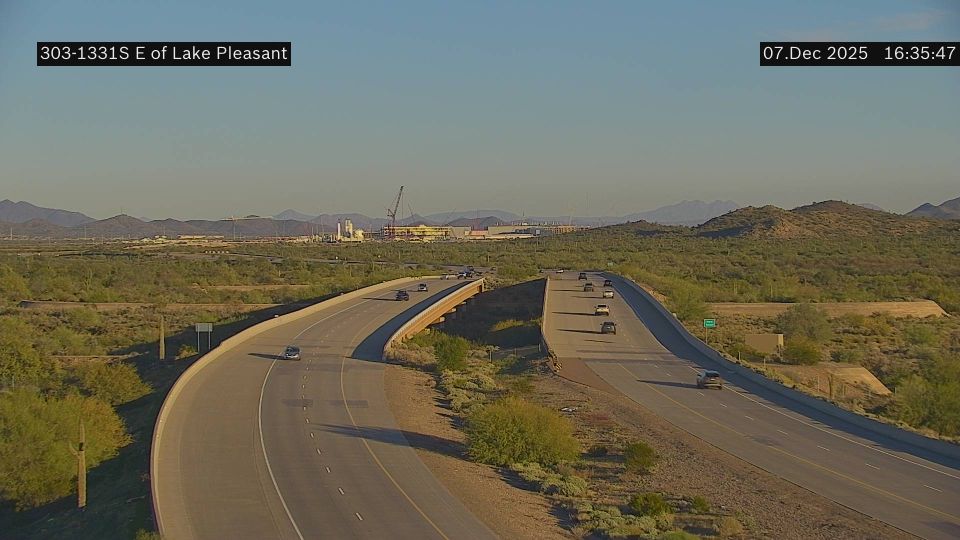 Peoria › West: L-303 WB 133.10 @E of Lake Pleasant Pkwy