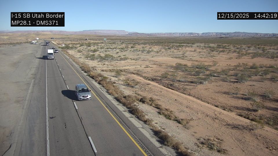 St. George › South: I-15 SB 28.10 @Near Utah