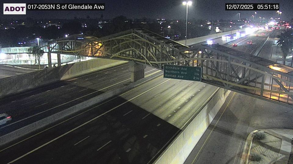 Phoenix: Alhambra › North: I-17 NB 205.35 @S of Glendale