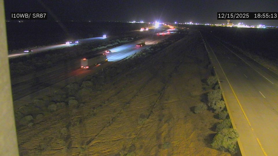 Picacho › West: I-10 WB 210.80 @SR87