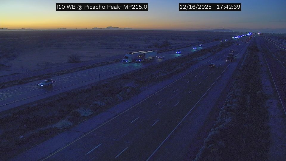 Picacho › East: I-10 EB 215.00 - Peak