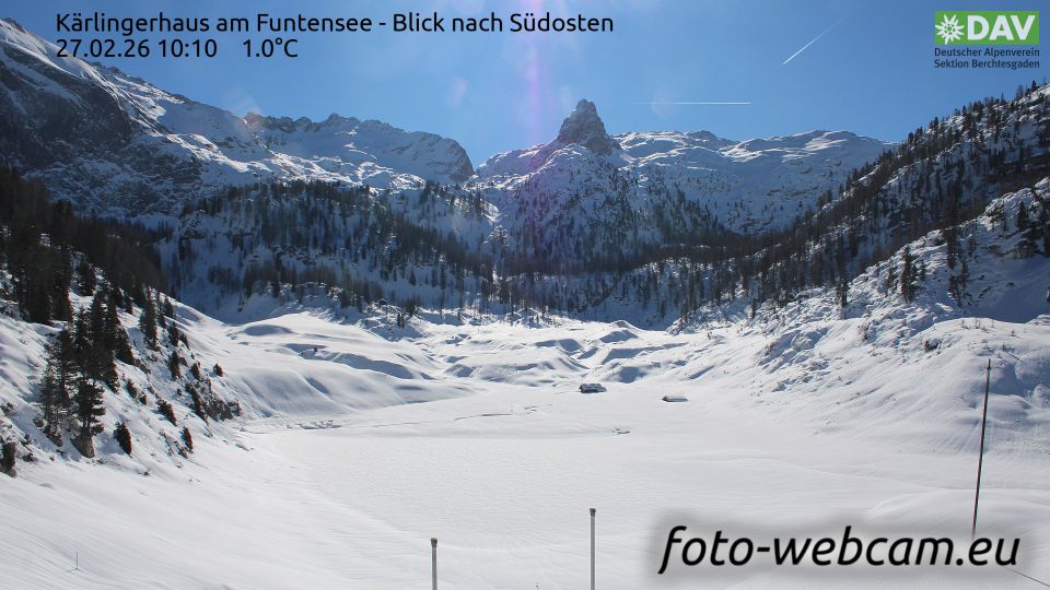 Schonau am Konigssee: Kärlingerhaus am Funtensee - Blick nach Südosten