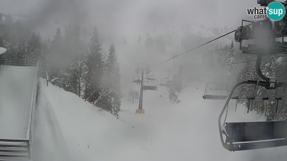 Bohinj: Vogel Live webcam - Brunarica - Slovenia