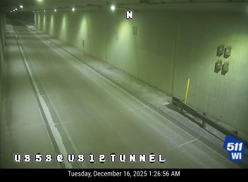 Rib Mountain: US 53 at US 12 Tunnel