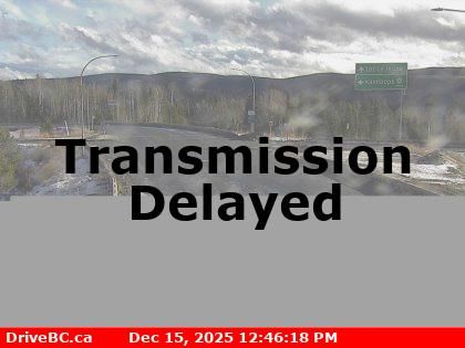 Area J › North-east: Highway 97D (Logan Lake/Lac le Jeune Road) at Highway 5, looking northeast