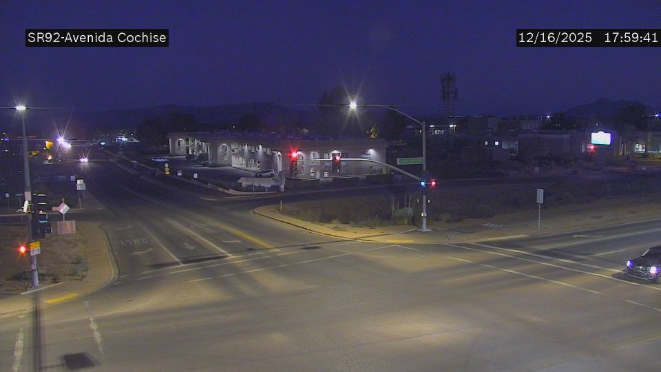 Sierra Vista › North: SR-92 NA 323.00 @Avenida Cochise