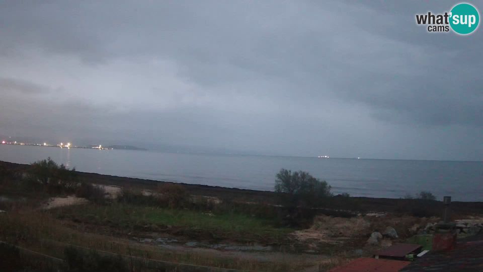 Cabuderra: La Maddalena: Live webcam Capoterra - beach - Sardinia - Italy