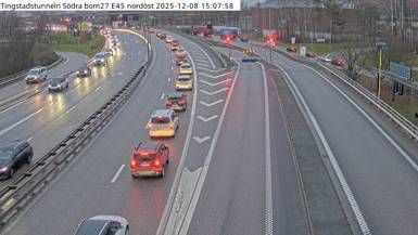 Stampen › North-east: Tingstadstunneln Södra bom E45 nordöst