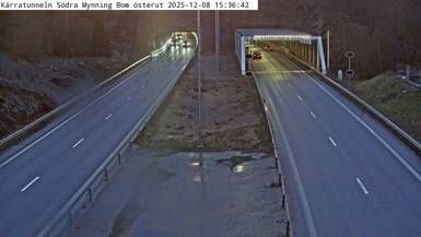 Kurverod › South-east: Kärratunneln Södra Mynning Bom