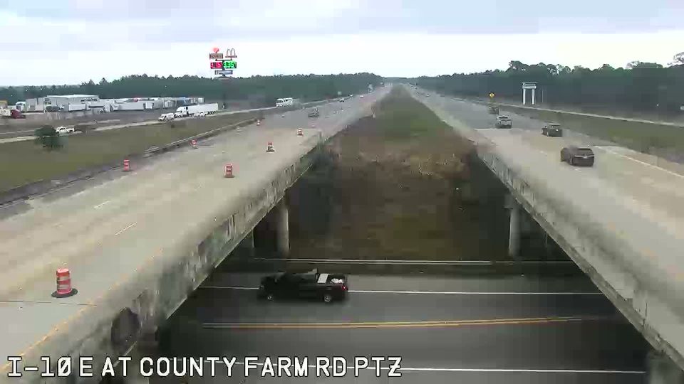 Jones Mill: I-10 at County Farm Rd