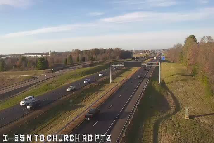 Southaven: I-55 between Nesbit Rd and Church Rd