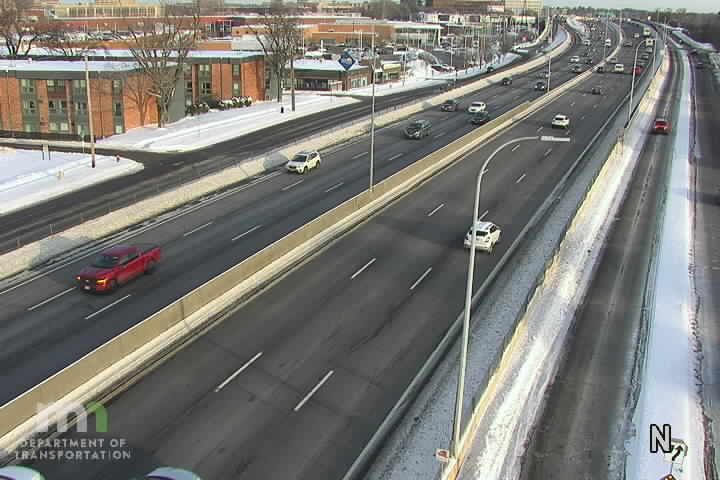 Saint Louis Park: MN 100: T.H.100 NB @ 25.5 St W (Barry St)