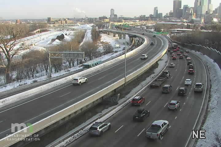 Minneapolis: East Isles: I-394: I-394 EB W of Dunwoody Blvd