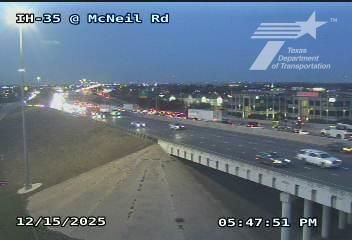 Round Rock: Rubio › North: IH-35 @ McNeil Rd