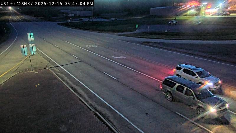 Newton › East: SH-87 @ US-190 - EB Traffic