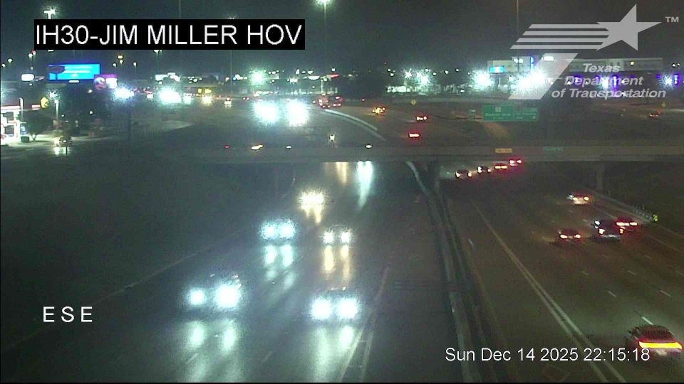 Dallas › East: IH30 @ Jim Miller HOV