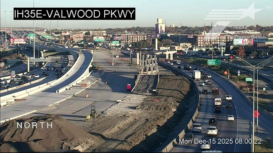 Farmers Branch › North: IH35E @ Valwood Pkwy