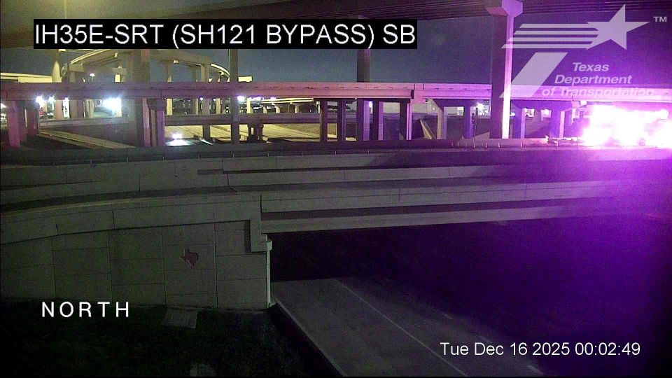 Lewisville › North: IH35E @ SRT (SH121 Bypass) SB
