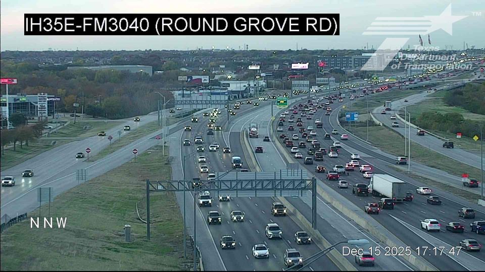 Lewisville › North: IH35E @ FM3040 (Round Grove Rd)