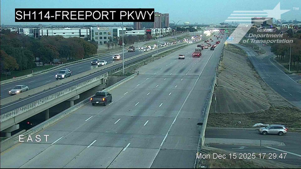 Irving › East: SH114 @ Freeport Pkwy