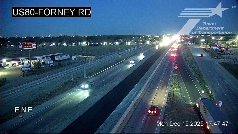 Mesquite › East: US80 @ Forney Rd