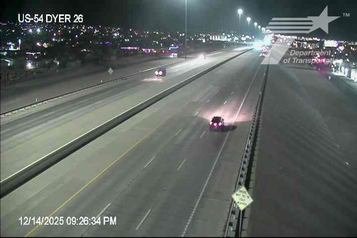 El Paso: Angel's Triangle › North: US-54 @ Dyer