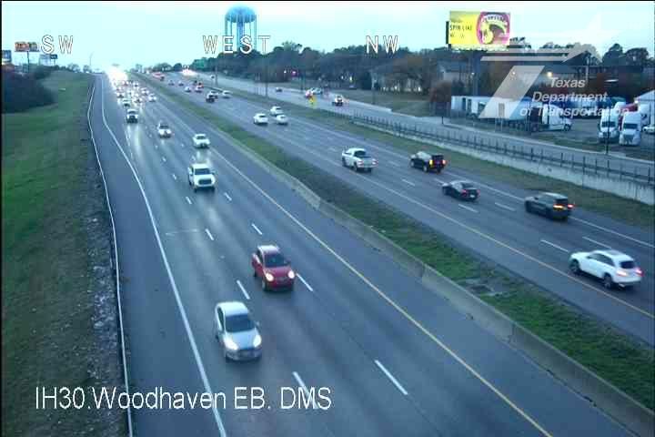 Fort Worth › East: IH30 @ Woodhaven EB EMS