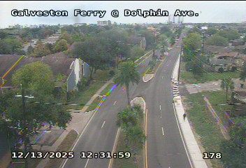 Galveston › North: Ferry at Dolphin Ave