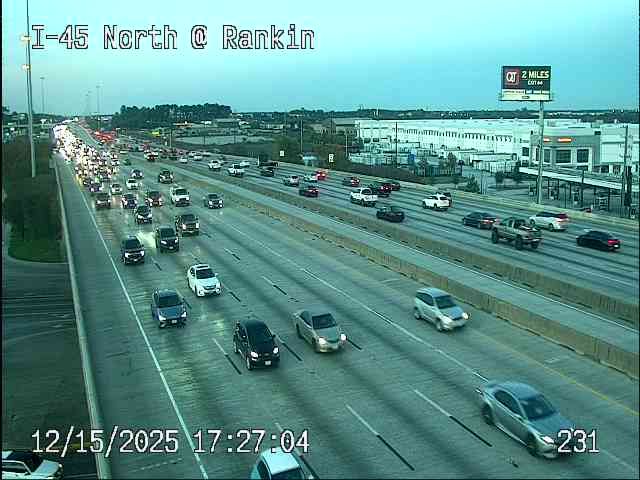 Houston: North Houston District › South: IH-45 North @ Rankin
