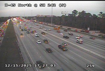 The Woodlands: College Park › South: IH-45 North @ SH 242 (S)
