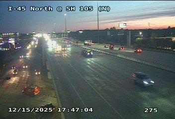 Conroe › North: IH-45 North @ SH 105 (N)