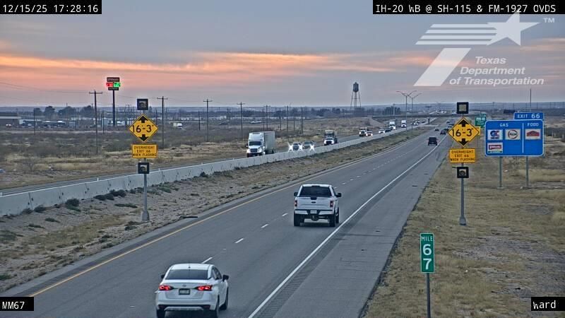 Pyote › West: IH 20 at Ward MM 67