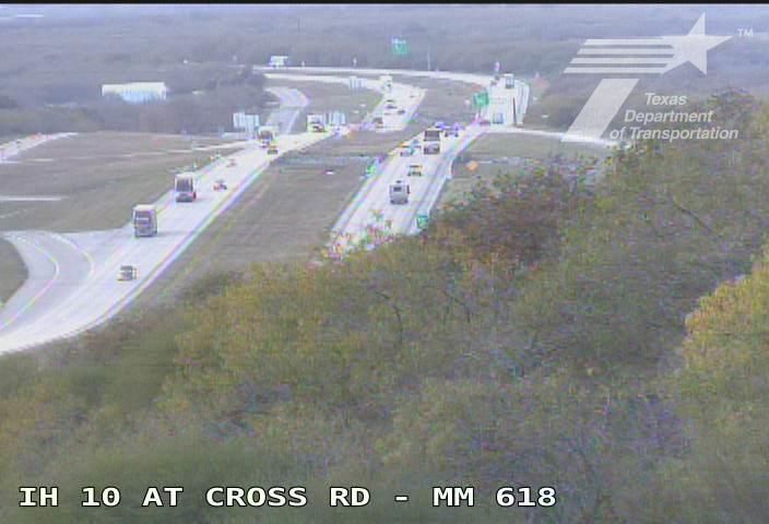 Kingsbury › West: IH 10 at Cross Rd (MM 618)