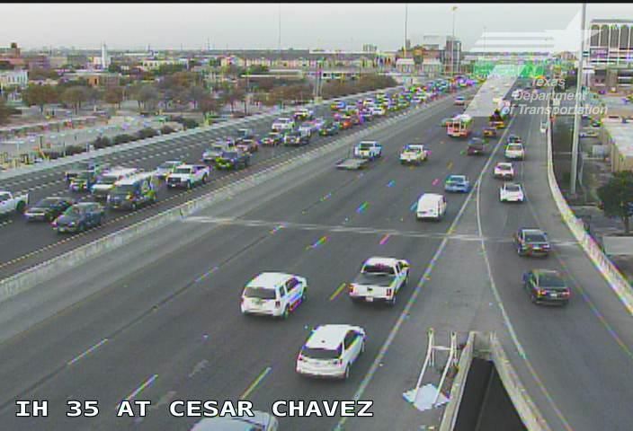San Antonio › North: IH 35 at Cesar Chavez