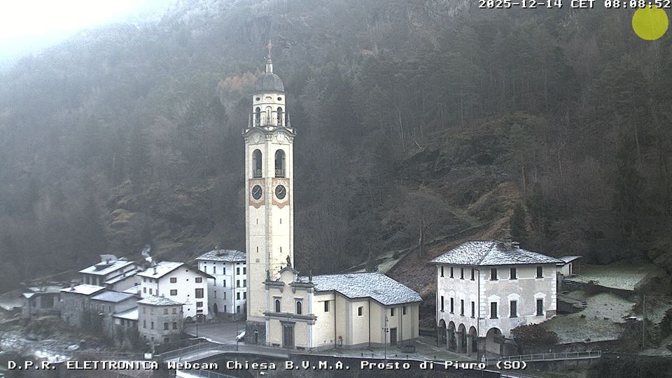 Chiavenna: Oltremera: Webcam CHIAVENNA - Valbregaglia