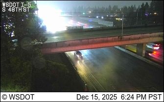 Tacoma: I-5 at MP 131.2: S 48th St