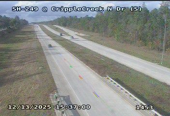 Mostyn › North: SH-249 @ Cripple Creek N Dr (S)