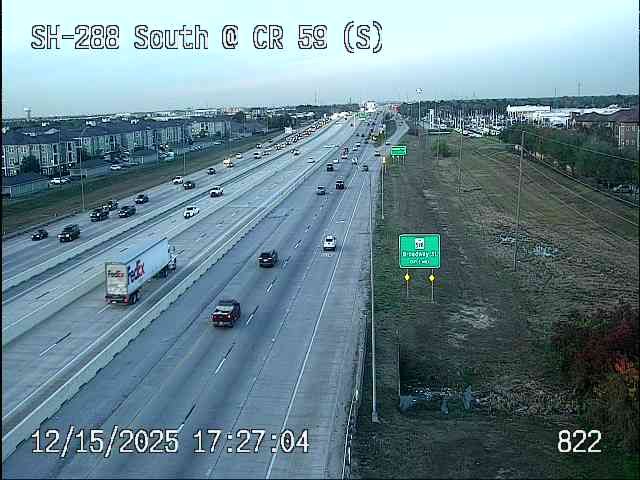 Manvel › South: SH-288 South @ CR 59 (S)