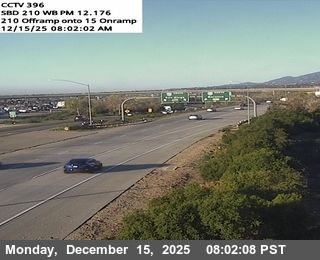Fontana › West: I-210 : (396) 210 Offramp onto 15 Onramp