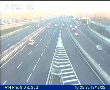 Bologna: Borgo Panigale-Reno: A14 km. 9,0 it. Sud