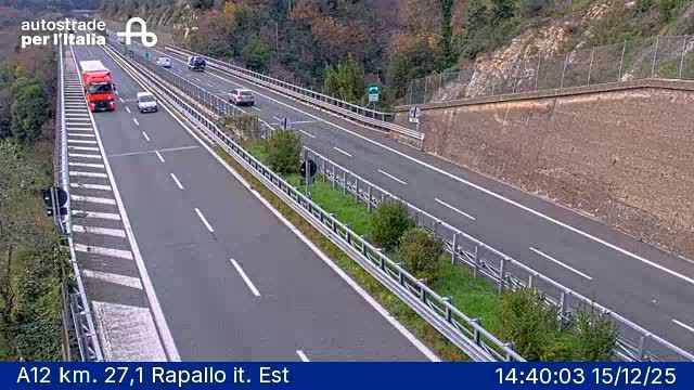 Rapallo: A12 km. 27,1 - it. Est